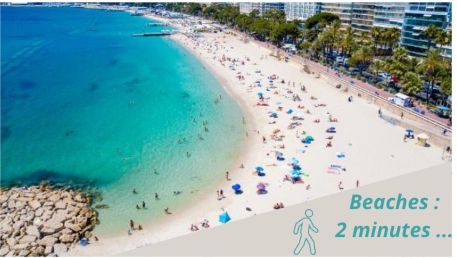 F3 Notre-Dame , Hypercentre A 2 Minute Du Palais Des Congres Apartman Cannes Kültér fotó